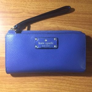 Beautiful Blue Kate Spade Wristlet